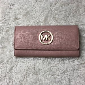 Pink Michael kors wallet